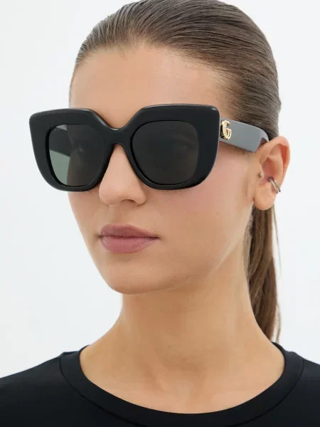 Gucci ochelari de soare pentru femei negru