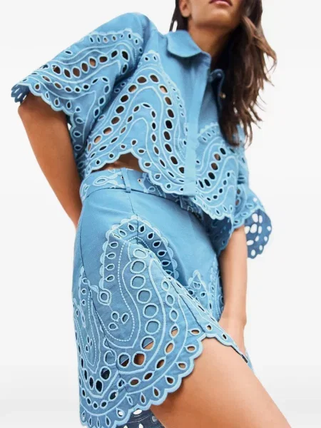 Pantaloni scurți Charo Ruiz Ibiza albastru