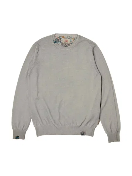 Sweter Bob z dżerseju szary