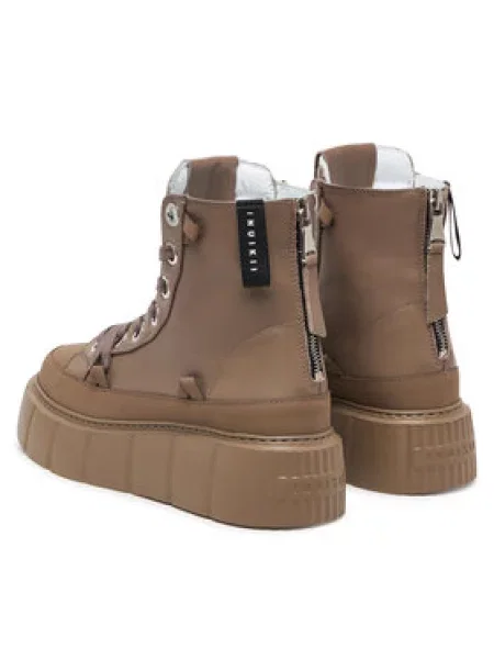 Tenisky Inuikii Leather Matilda hnedá
