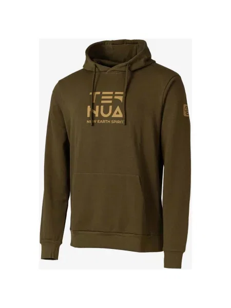 Bluza z kapturem Ternua Fogo Regenerative khaki M zielony