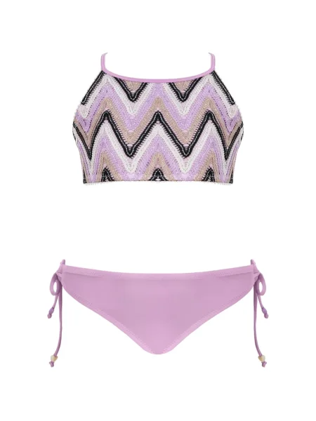 Bikini dziecięce Nessi Byrd fioletowe