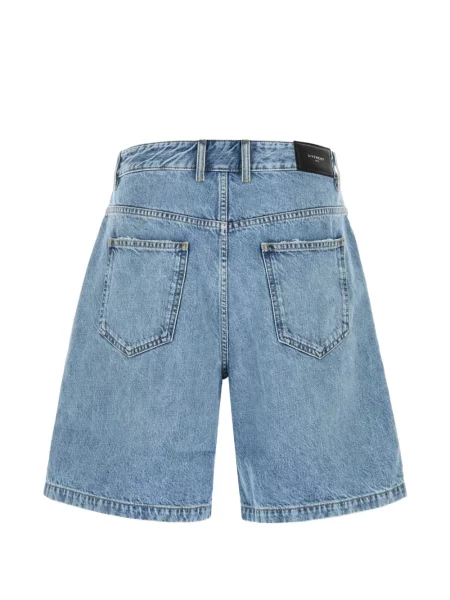 Pantaloni scurți din denim Givenchy albastru