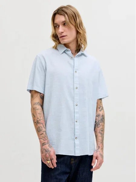 Jack & Jones Koszula Summer Błękitny niebieska