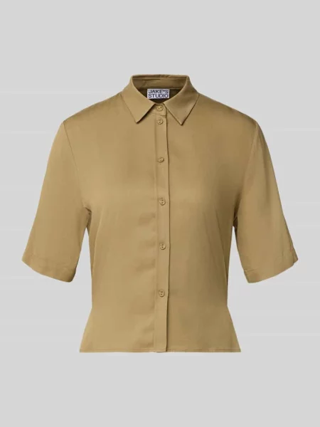 Bluzka z krótkim rękawem z z rękawem Jake*s Studio Woman khaki