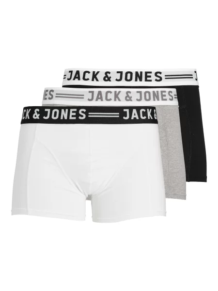 Μελανζέ κιλότα Jack & Jones λευκό