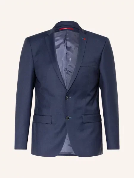 Roy Robson Marynarka Garniturowa Slim Fit blau granatowa