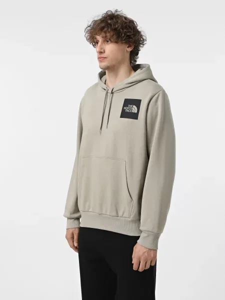 Худі The North Face Fine бавовна/поліестер сірий