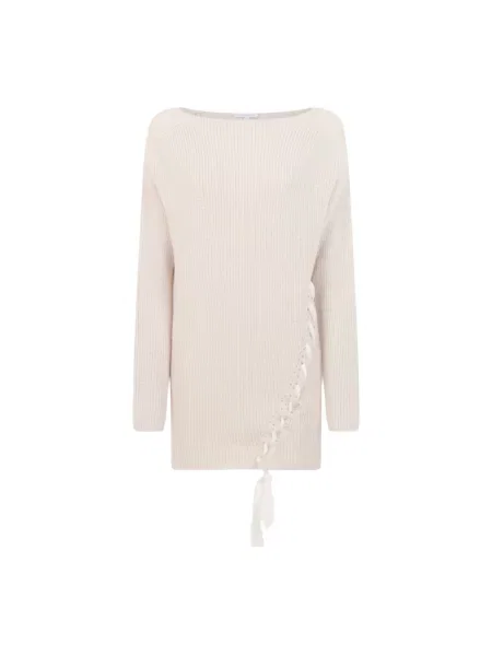 Sweter Patrizia Pepe wełniany szary