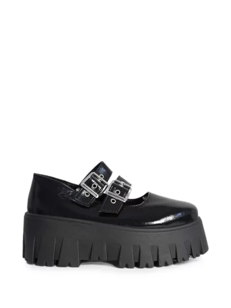 Pantofi cu toc Altercore cu platformă cu cataramă negru