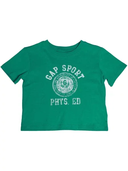 Tricou copii Gap verde