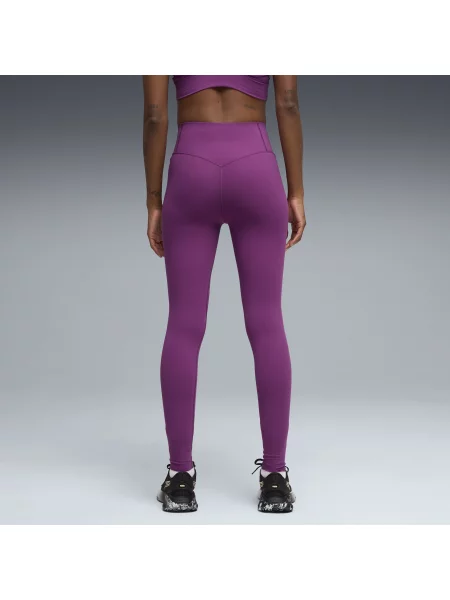 PUMA legginsy treningowe SHAPELUXE z wysokim stanem Odzież S fioletowy
