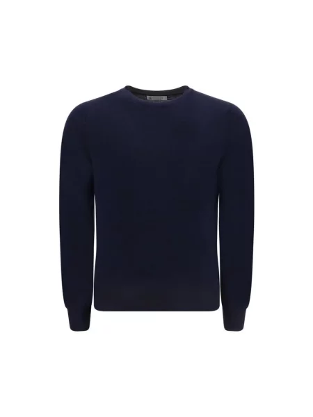 Sweter Brunello Cucinelli z kaszmiru niebieski