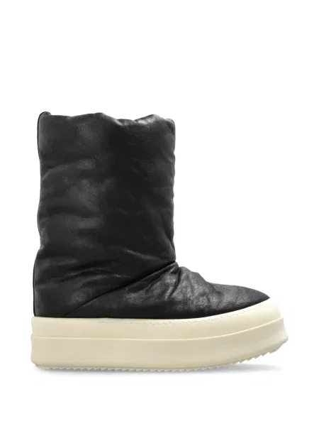 Cizme scurte Rick Owens din piele negru