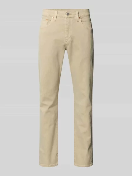 Jeansy o kroju tapered fit z mieszanki bawełny model TAPER' Levi's beżowy