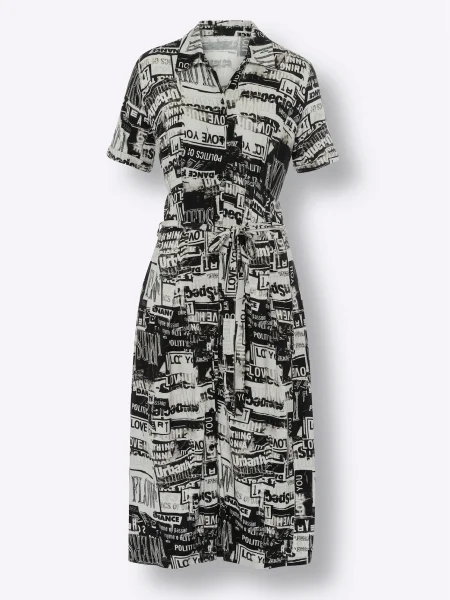 Heine Rochie gri negru