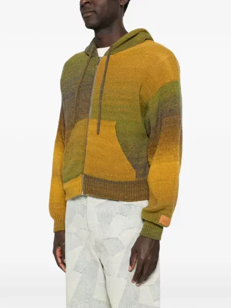 Cardigan Aries lung verde