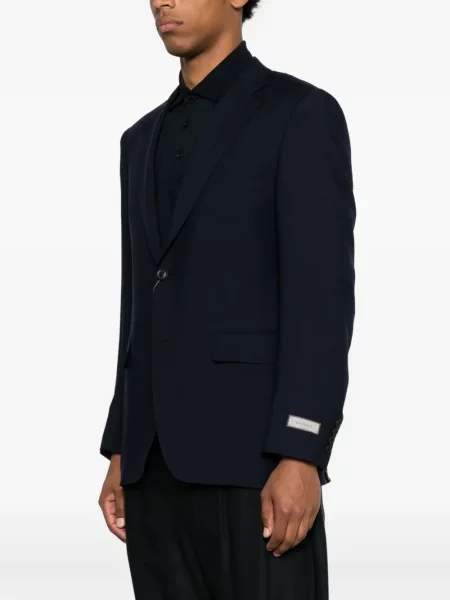 Sacou Canali cu rever albastru