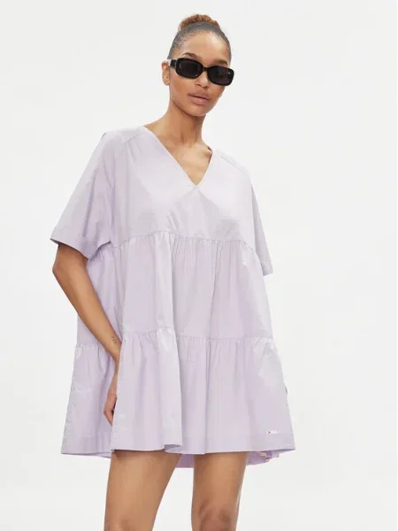 Tommy Jeans Rochie de vară violet
