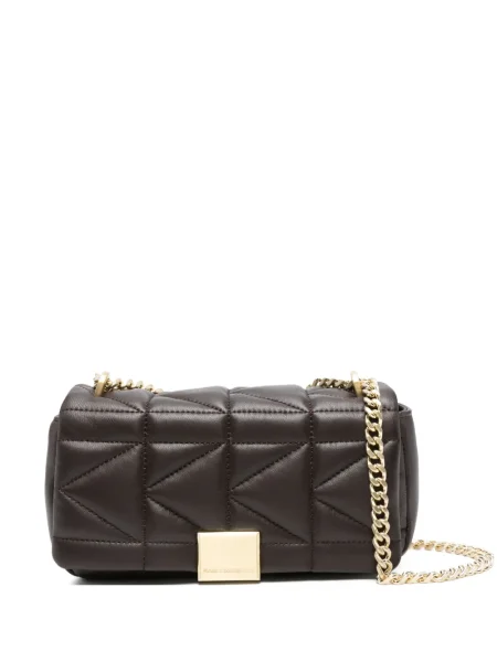 Pikowana torebka crossbody Karl Lagerfeld czarna