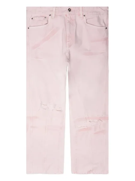 Дънки Pdf бродирани розово