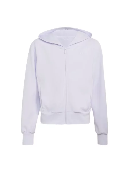 ADIDAS SPORTSWEAR Sportski gornji dio trenirke ADIDAS GIRLS FULL HOODIE Track pastelno ljubičasta