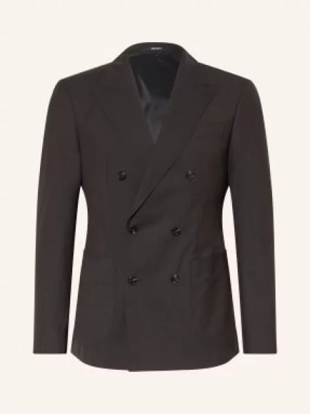 Joop! Marynarka Garniturowa Heazy Slim Fit braun brązowa