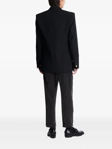 Geacă Balmain de lână negru