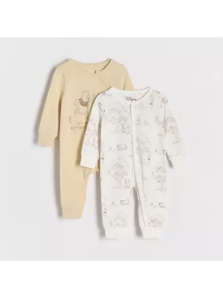Reserved 2 darab Winnie the Pooh pizsama krémszínű