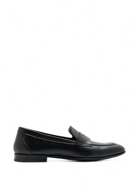 Pantofi loafer Magnanni din piele negru