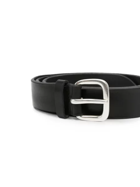 Cu centură curea Orciani din piele cu cataramă negru