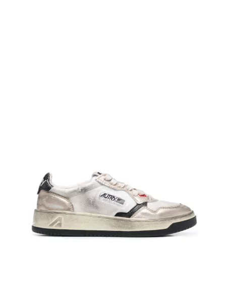 Sneakersy Autry skórzane retro białe