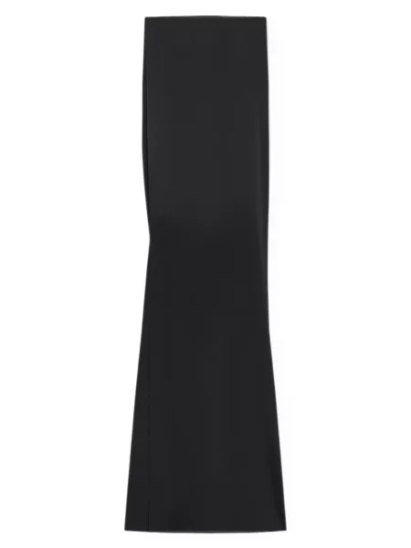 Rochie maxi Courreges din satin negru