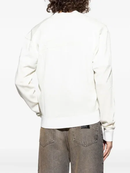 Cardigan Jacquemus cu broderie alb