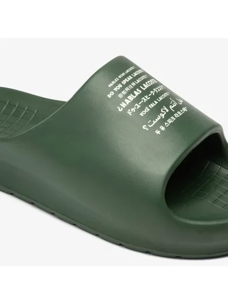 Шлепанцы Lacoste зеленые