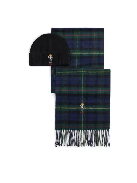 Polo Ralph Lauren Kepurės ir šaliko komplektas Spalvota