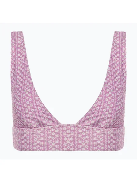 Горна част на бански костюм Billabong Covered In Love Tanlines Remi lilac dream виолетово
