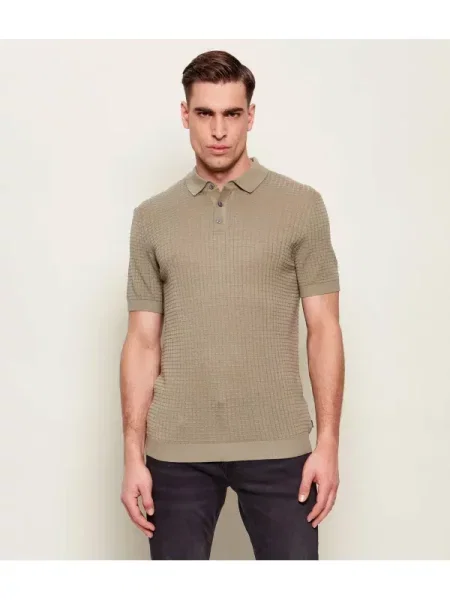 Joop! Polo Vanceo | Modern fit | mercerizat bej