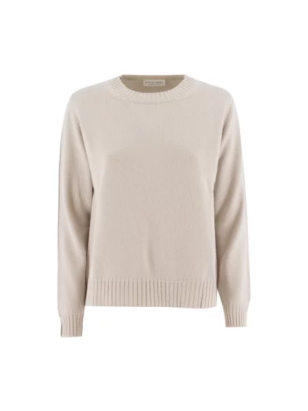 Jedwabny sweter Le Tricot Perugia beżowy