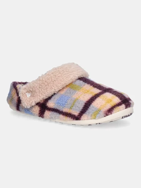 Пантофи Crocs Classic Cozzzy Plaid Slipper розово