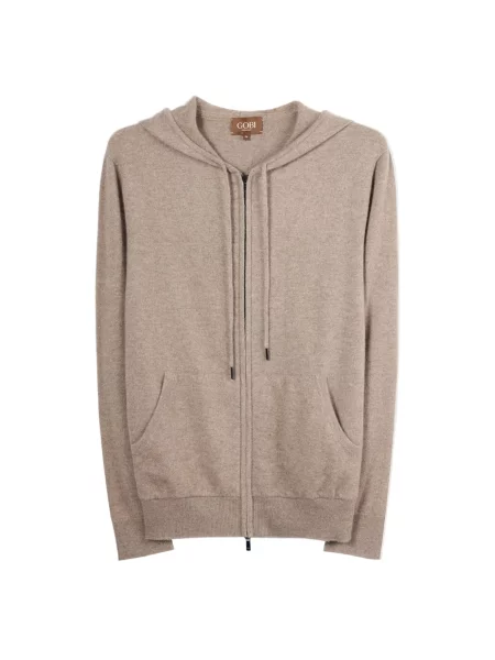 GOBI Cashmere Hanorac taupe gri