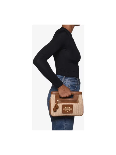 Torebka Love Moschino beżowa