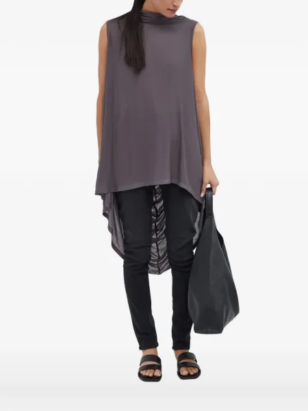 Tunică Marcella drapată gri