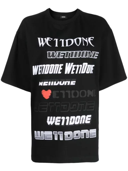 Tricou We11done cu imagine negru