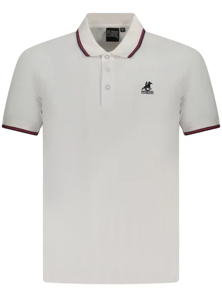 Polo U.s. Grand Polo cu mâneci scurte alb
