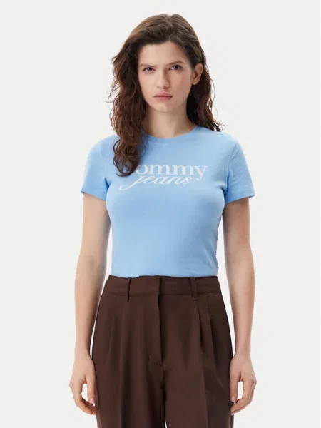 Tričko Tommy Jeans modré