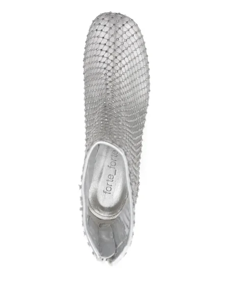 Botine Forte_forte plasă gri