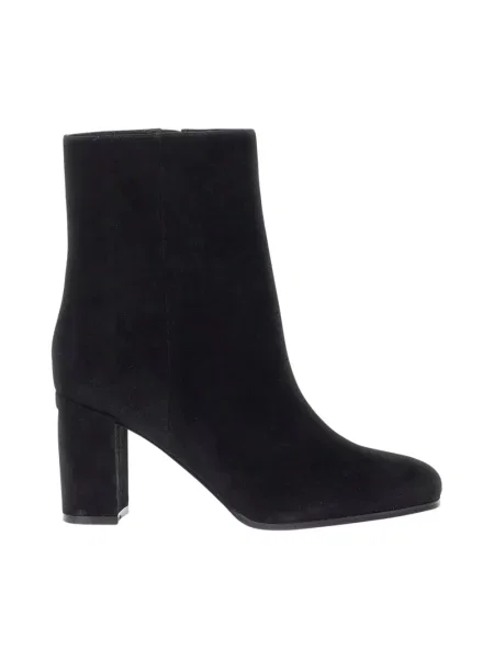 Buty do kostki Guess skórzane czarne