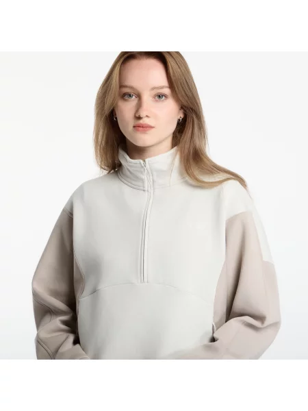 Φούτερ Under Armour Unstoppable Fleece HZ Summit White/ Highland Buff/ Summit White S λευκό