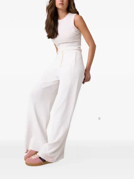Pantaloni sport Guess alb